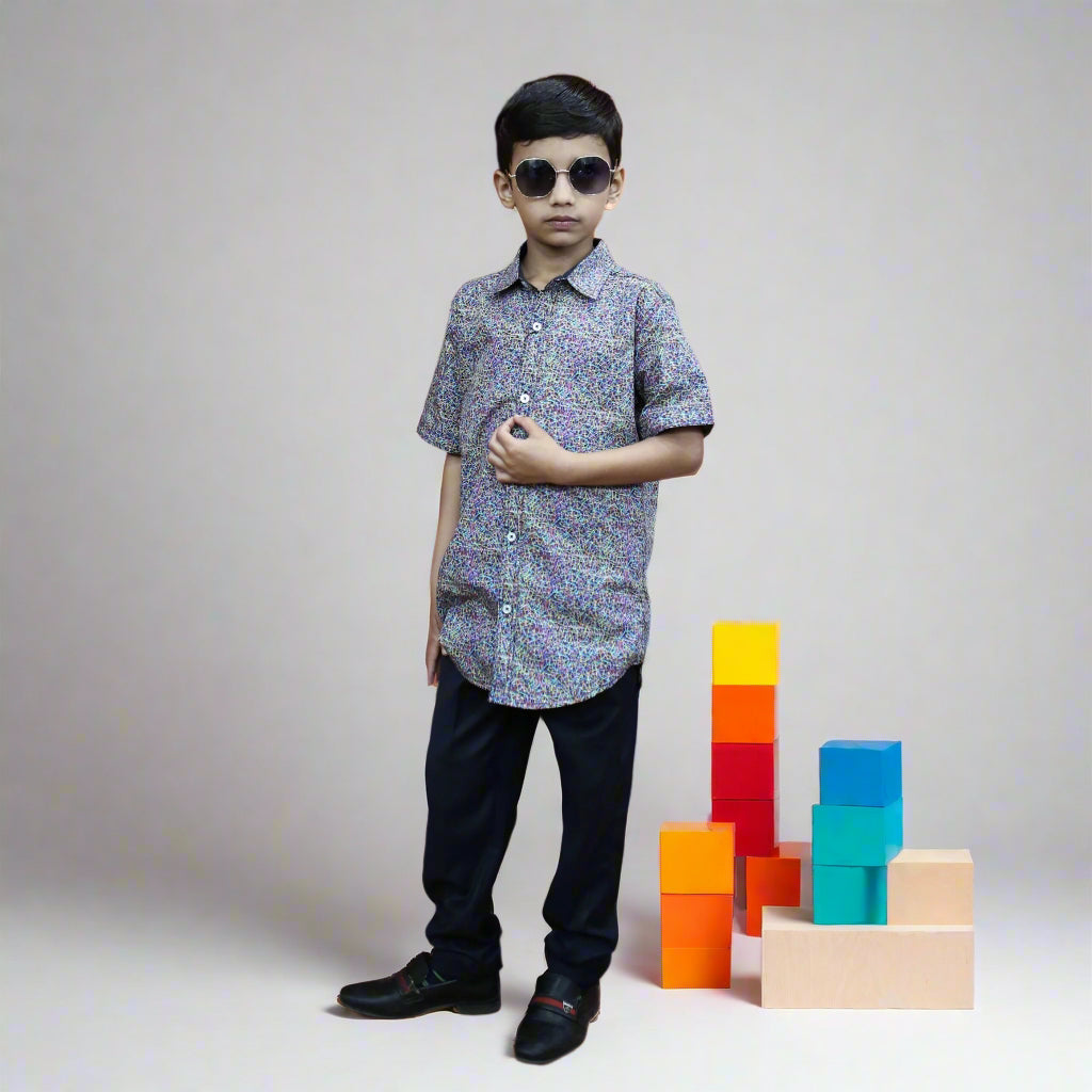 Multicolored pattern Shirt