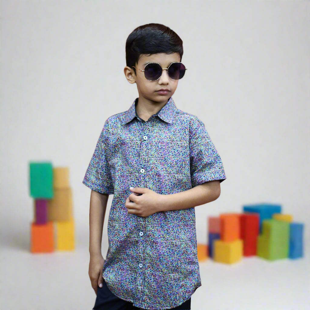 Multicolored pattern Shirt
