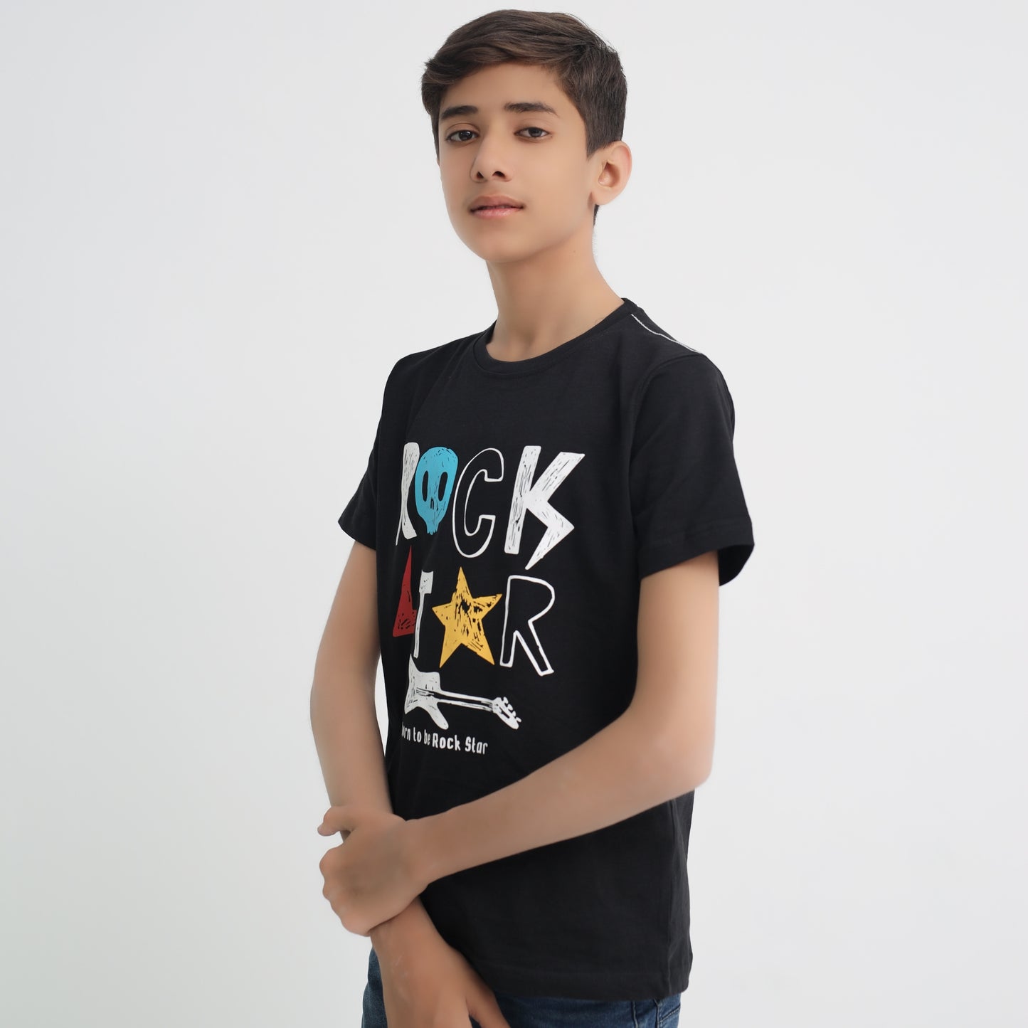 Rock Star Graphic T-shirt Black