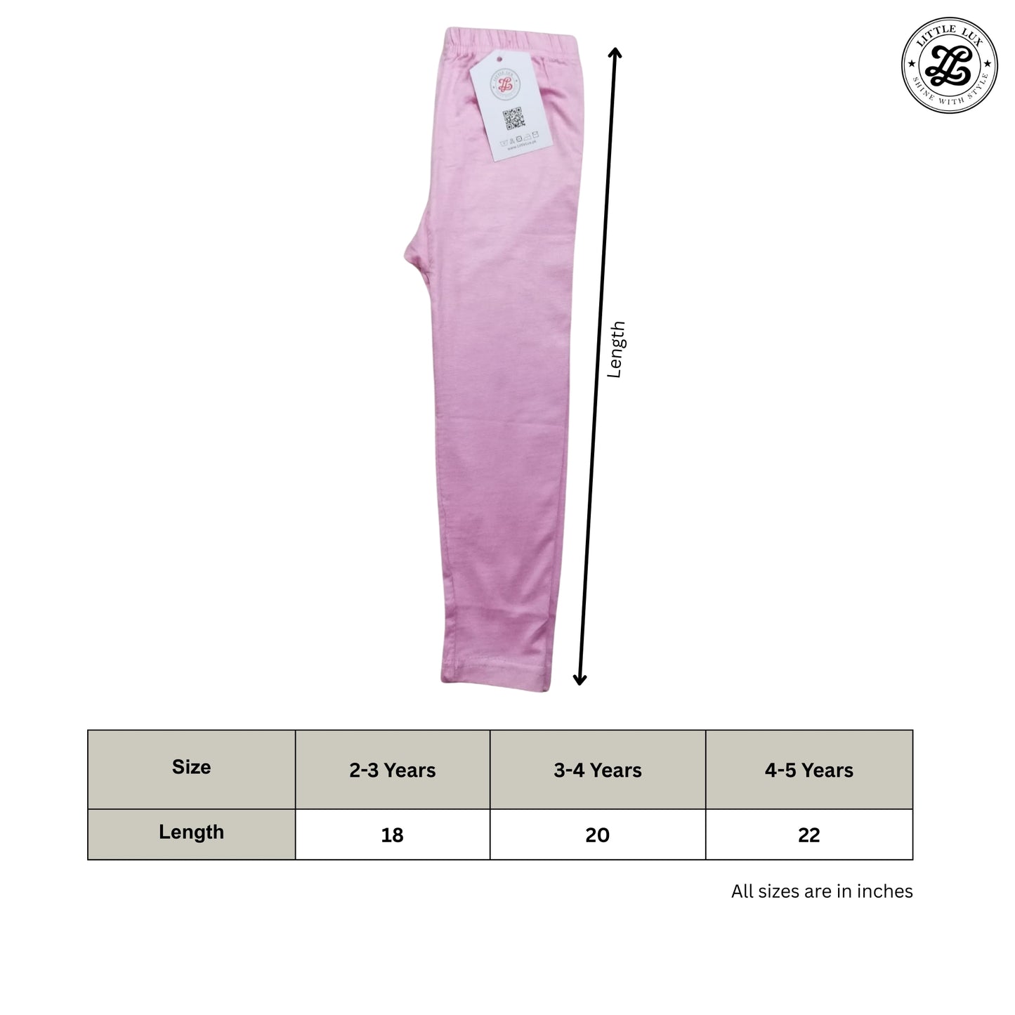 Soft Pink Cotton Tights for Girls