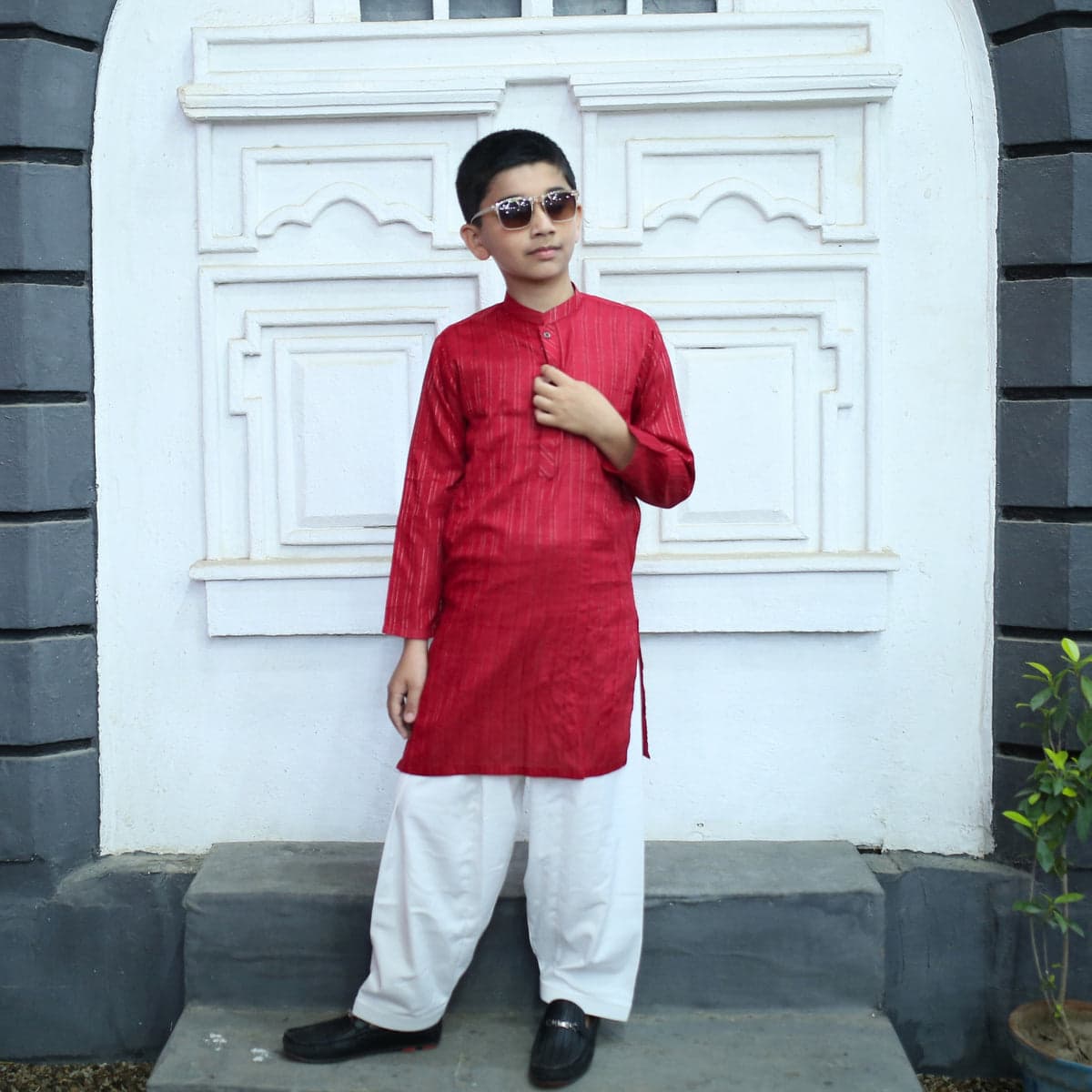 Red Kurta Eid Special