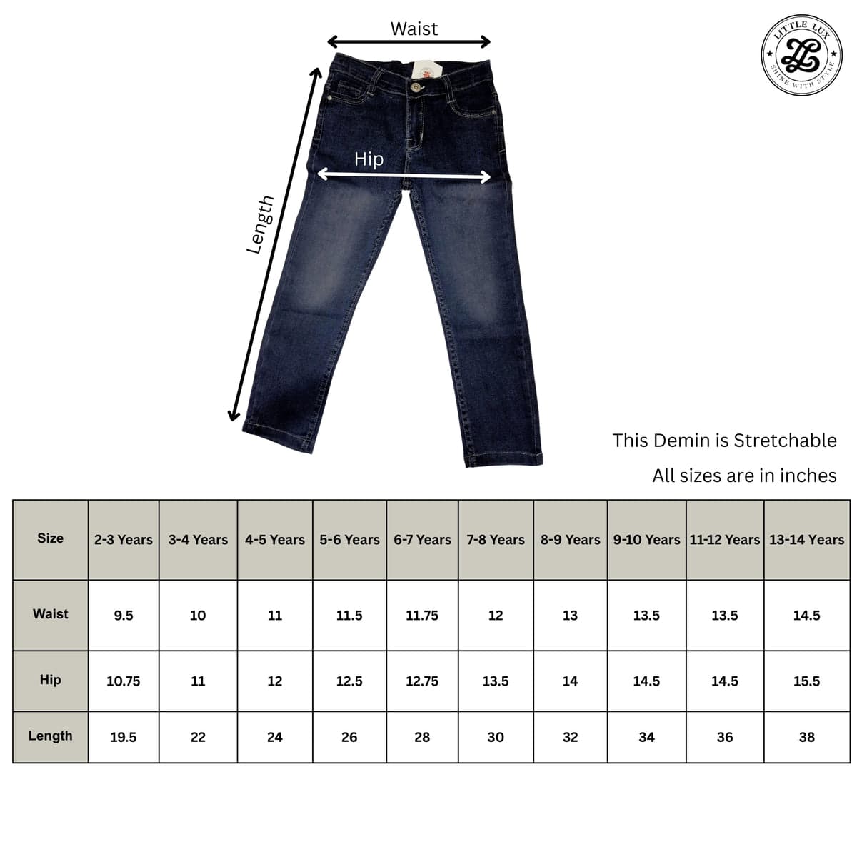 Everyday Cool – Stretchable Boys Denim – thumbnail 2