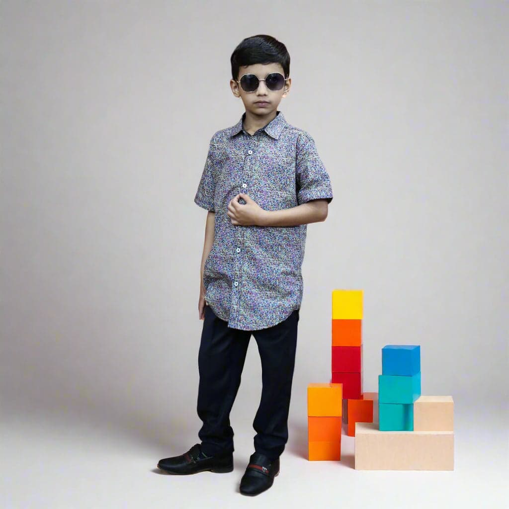 Multicolored pattern Shirt