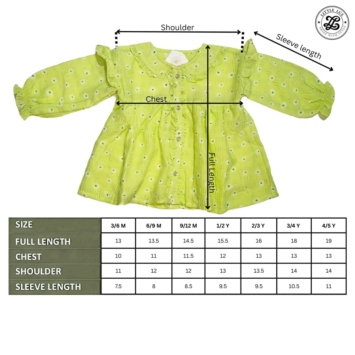 Light Green Frock Special Imported Fabric – thumbnail 3