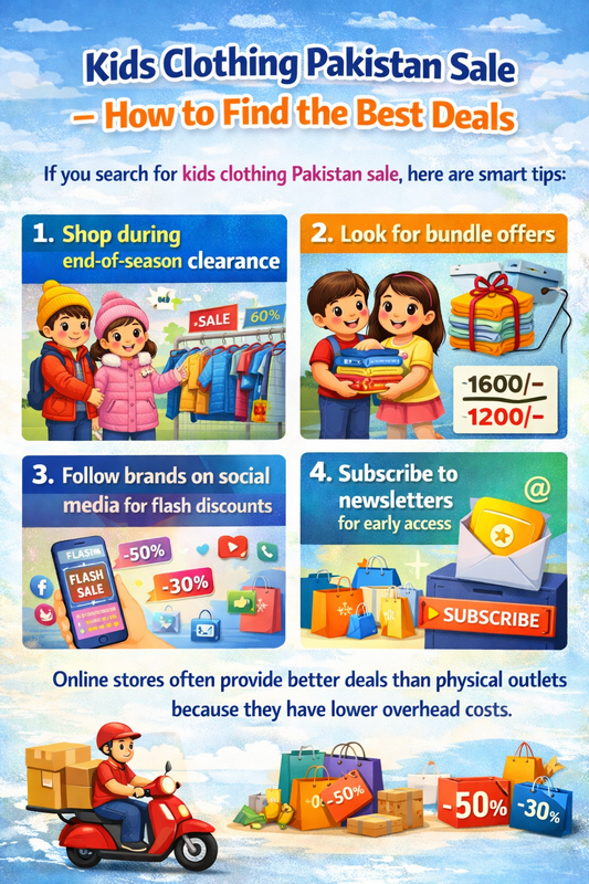 Kids Clothing Pakistan Sale – How to Find the Best Deals