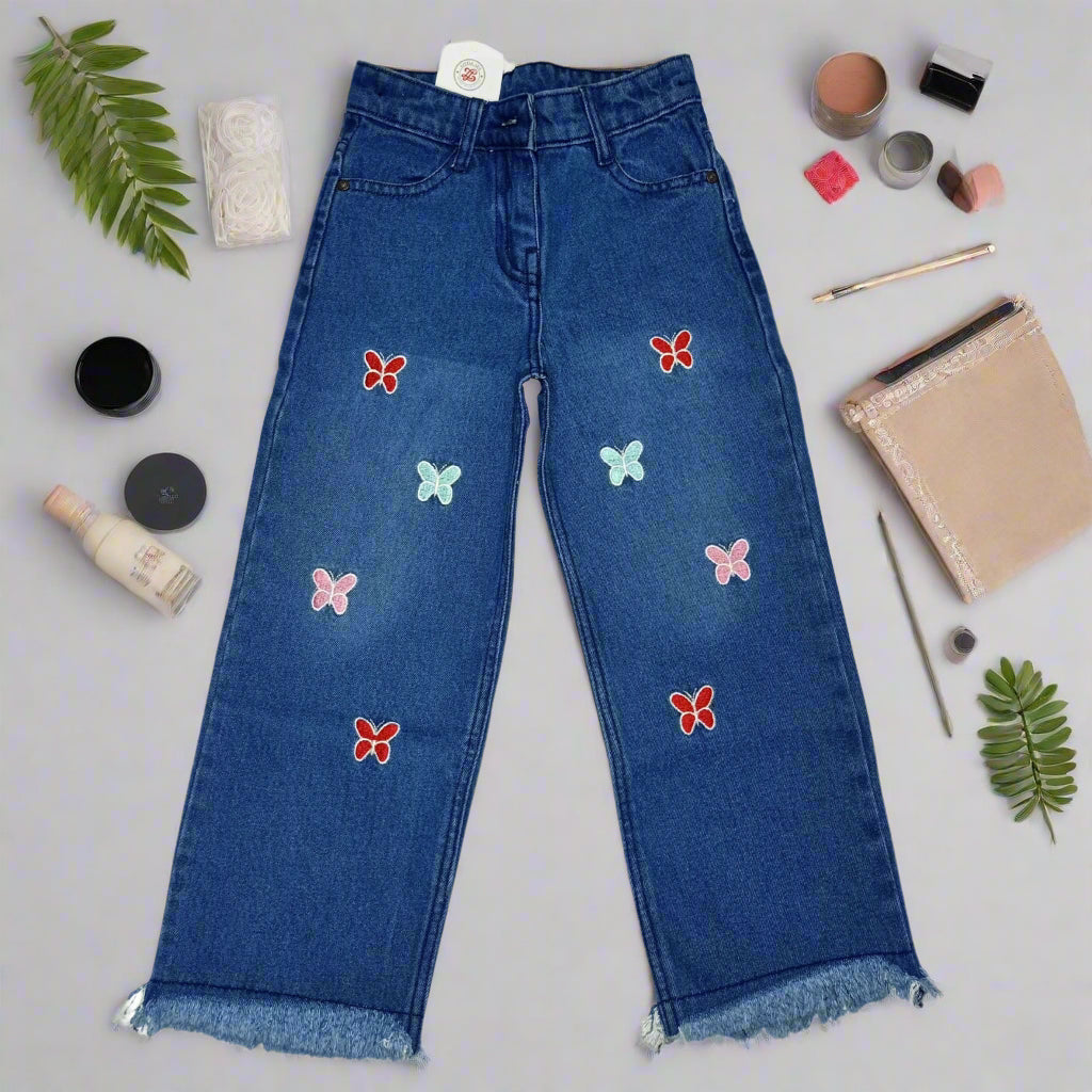 Trendy Butterfly Denim