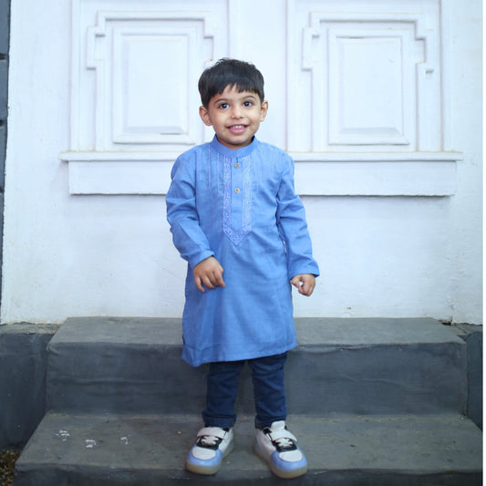 Blue Kurta