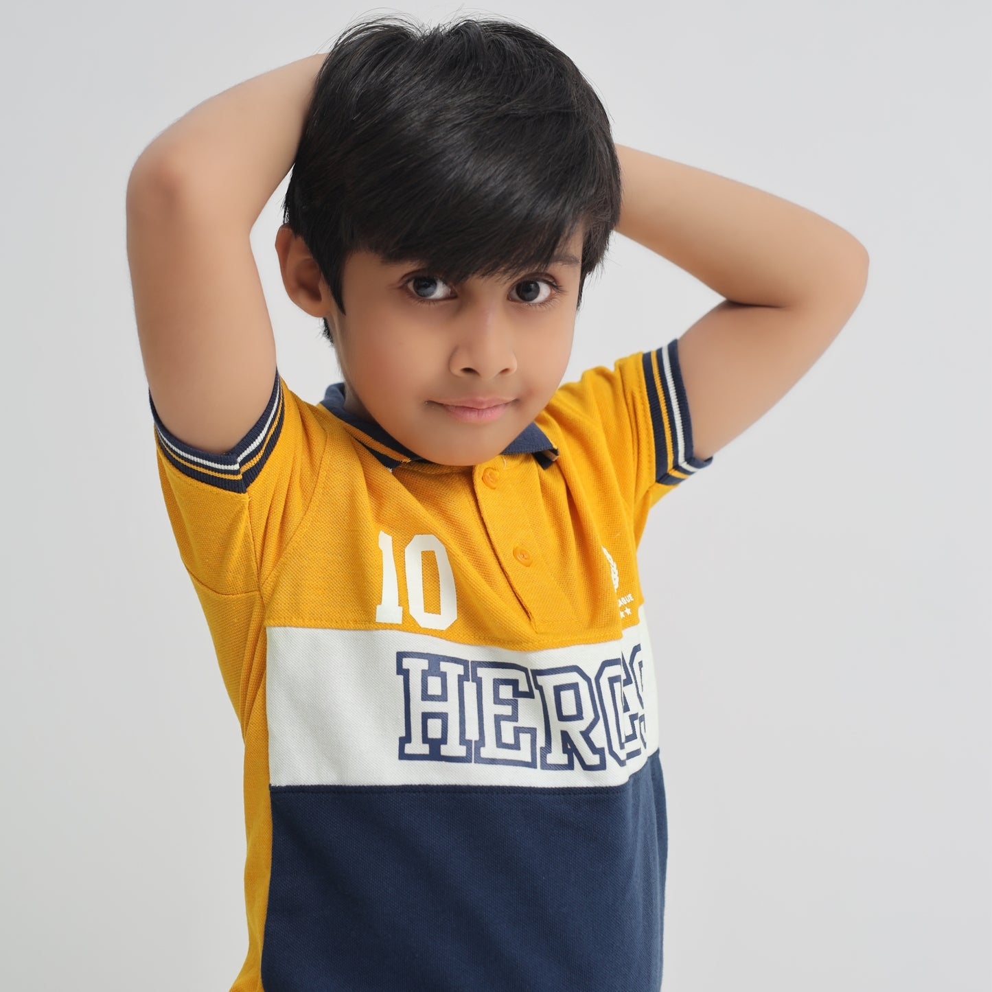 Boys Colorblock Polo Shirt – Heroes League Edition