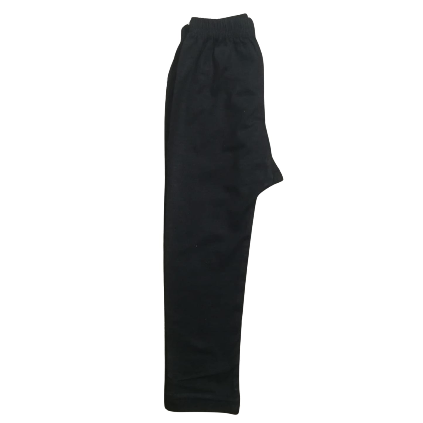 Basic Black Cotton Tights for Girls